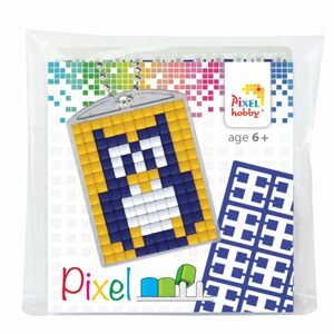 Pixelhobby Pixel klíčenka sova nebo papoušek - 1 ks