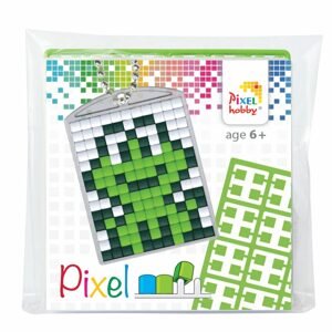 Pixelhobby Pixel klíčenka žába nebo krokodýl - 1 ks