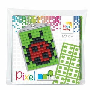 Pixelhobby Pixel klíčenka beruška nebo třešně - 1 ks