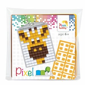Pixelhobby Pixel klíčenka žirafa nebo lev - 1 ks