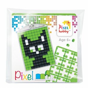 Pixelhobby Pixel klíčenka kočka nebo myš - 1 ks