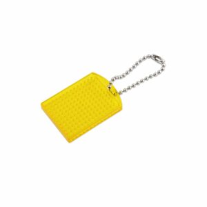 Pixelhobby Náhradní klíčenka s řetízkem k pixel hobby žlutá - 1 ks