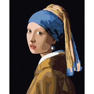 Ideyka Malování podle čísel obraz Dívka s perlou 40х50cm - 1 ks
