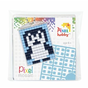 Pixelhobby Pixel klíčenka tučňák nebo lední mědvěd - 1 ks