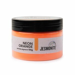 Jesmonite Ltd JESMONITE neonový minerální práškový pigment oranžový - 1 ks