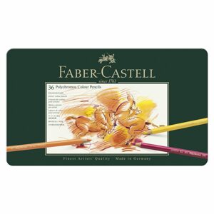 Faber-Castell sada pastelek Polychromos v plechové krabičce 36ks - 1 sada