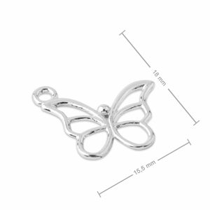 Stříbrný přívěsek motýl č.518 - 1 ks
