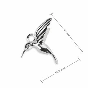Stříbrný přívěsek kolibřík č.526 - 1 ks